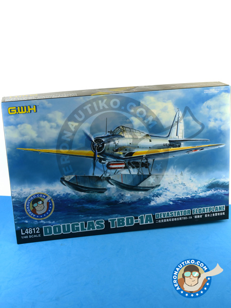 Douglas TBD Devastator 1a Floatplane | Airplane kit in 1/48 scale manufactured by Great Wall Hobby (ref. L4812) image