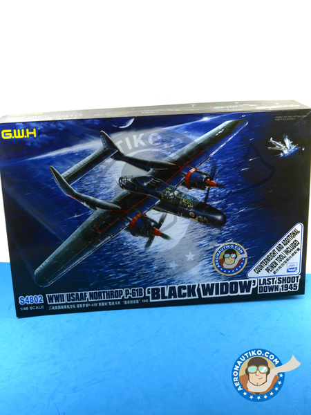 Northrop P-61 Black Widow B Last Down | Airplane kit in 1/48 scale manufactured by Great Wall Hobby (ref. S4802) image
