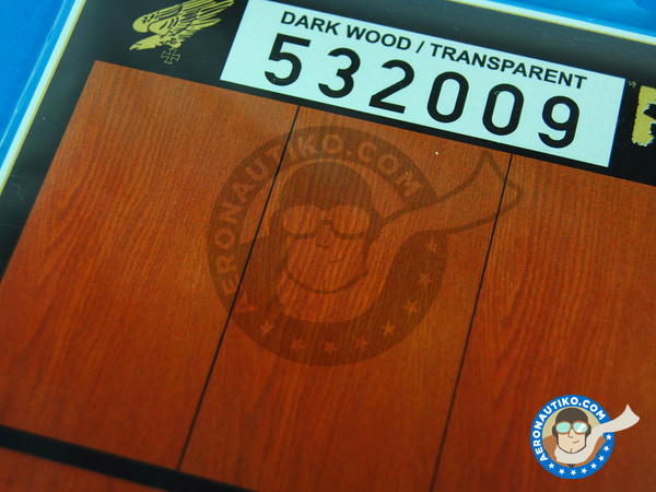 Image 2: Dark wood on transparent base - A4 side | Textures and Dioramas in 1/32 scale manufactured by HGW (ref. 532009) Image 2: Dark wood on transparent base - A4 side | Textures and Dioramas in 1/32 scale manufactured by HGW (ref. 532009)