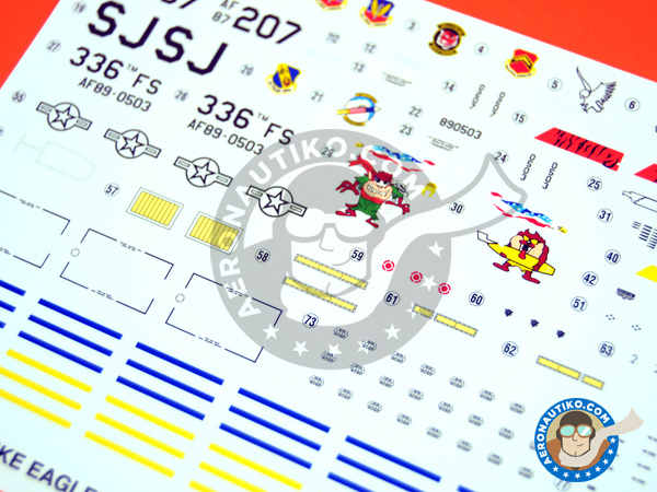Image 5: McDonnell Douglas F-15 Eagle E | Airplane kit in 1/72 scale manufactured by Hasegawa (ref. 01569) Image 5: McDonnell Douglas F-15 Eagle E | Airplane kit in 1/72 scale manufactured by Hasegawa (ref. 01569)