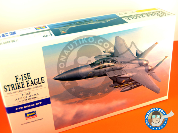 Image 9: McDonnell Douglas F-15 Eagle E | Airplane kit in 1/72 scale manufactured by Hasegawa (ref. 01569) Image 9: McDonnell Douglas F-15 Eagle E | Airplane kit in 1/72 scale manufactured by Hasegawa (ref. 01569)