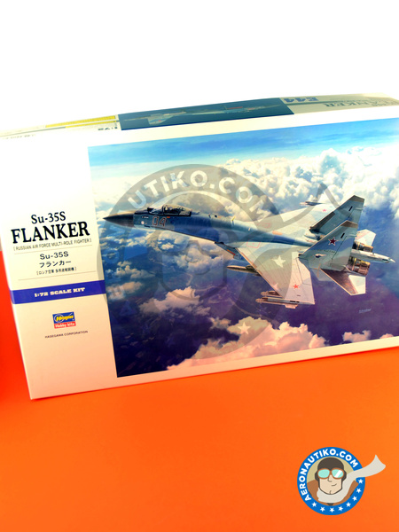 Sukhoi Su-35 Flanker S | Airplane kit in 1/72 scale manufactured by Hasegawa (ref. 01574) image