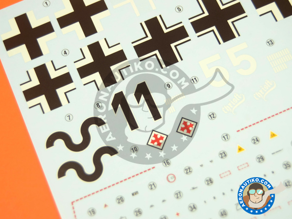 Image 6: Messerschmitt Bf 109 F-4 | Airplane kit in 1/48 scale manufactured by Hasegawa (ref. 07379) Image 6: Messerschmitt Bf 109 F-4 | Airplane kit in 1/48 scale manufactured by Hasegawa (ref. 07379)