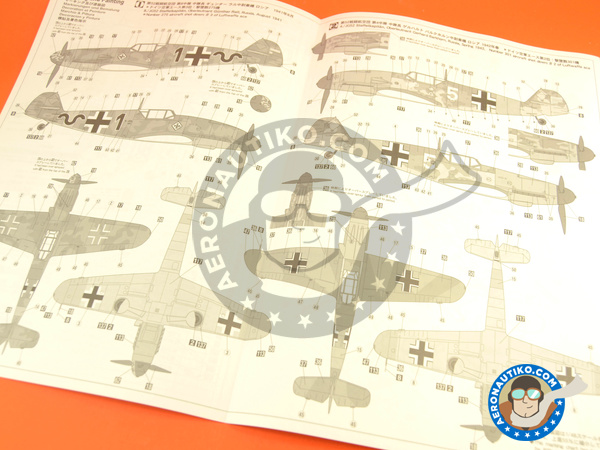 Image 12: Messerschmitt Bf 109 F-4 | Airplane kit in 1/48 scale manufactured by Hasegawa (ref. 07379) Image 12: Messerschmitt Bf 109 F-4 | Airplane kit in 1/48 scale manufactured by Hasegawa (ref. 07379)