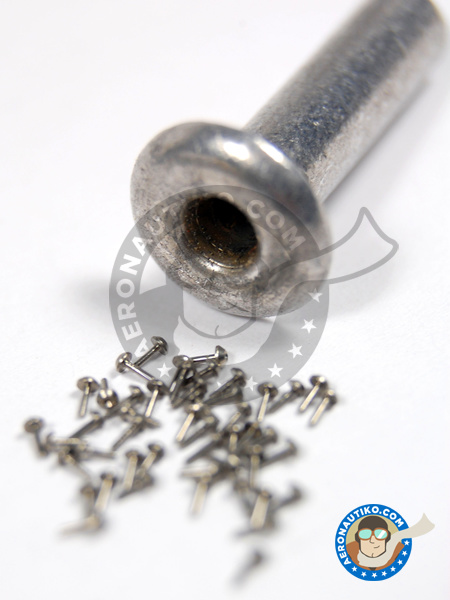 Tapered head rivets 1.00mm | Rivets manufactured by Hobby Design (ref. HD07-0017) image