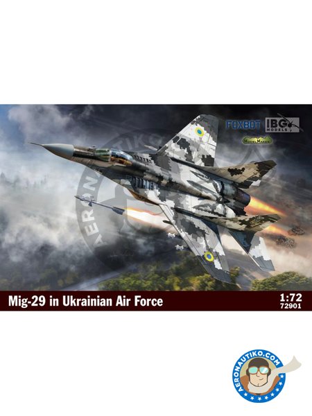 MiG-29C "Fulcrum"  (Ukranian Air Force) | Maqueta de avión en escala 1/72 fabricado por IBG MODELS (ref. 72901) image