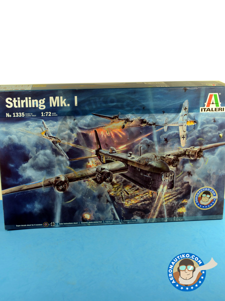 Short Stirling | Airplane kit in 1/72 scale manufactured by Italeri (ref. 1335) image