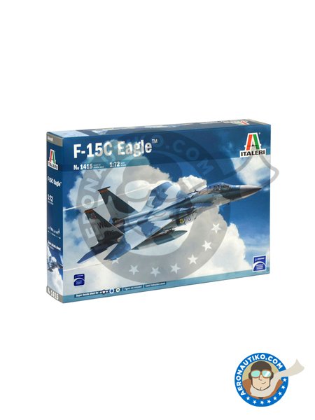 F-15C "Eagle" | Maqueta de avión en escala 1/72 fabricado por Italeri (ref. 1415) image