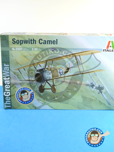 Sopwith Camel | Airplane kit in 1/32 scale manufactured by Italeri (ref. 2507) image