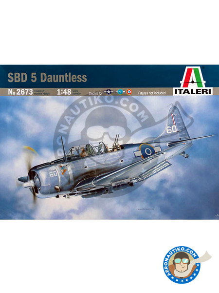 Douglas SBD Dauntless 5 | Maqueta de avión en escala 1/48 fabricado por Italeri (ref. 2673) image