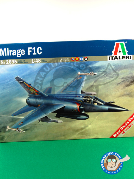 Dassault Mirage F1 C | Airplane kit in 1/48 scale manufactured by Italeri (ref. ITA2695) image