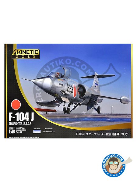 F-104J Starfighter JASDF | Airplane kit in 1/48 scale manufactured by Kinetic Model Kits (ref. K48080) image