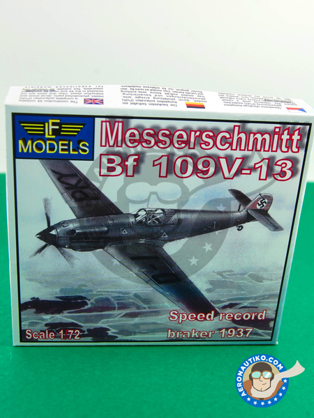Messerschmitt Bf 109 V-13 | Airplane kit in 1/72 scale manufactured by LF Models (ref. LF-7282) image