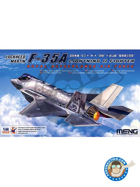 Lockheed Martin F-35A Lightning II | Airplane kit in 1/48 scale manufactured by Meng Model (ref. LS-011) image