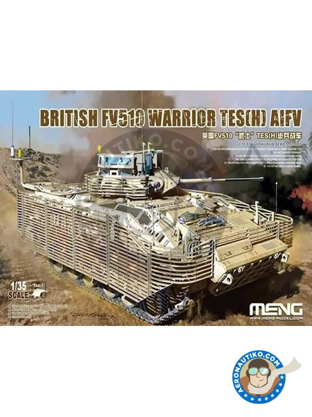 British FV510 Warrior TES(H) | Tank kit in 1/35 scale manufactured by Meng Model (ref. SS-017) image