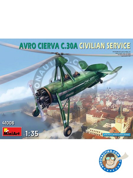 Avro Cierva C.30A | Airplane kit in 1/35 scale manufactured by Miniart (ref. 41006) image