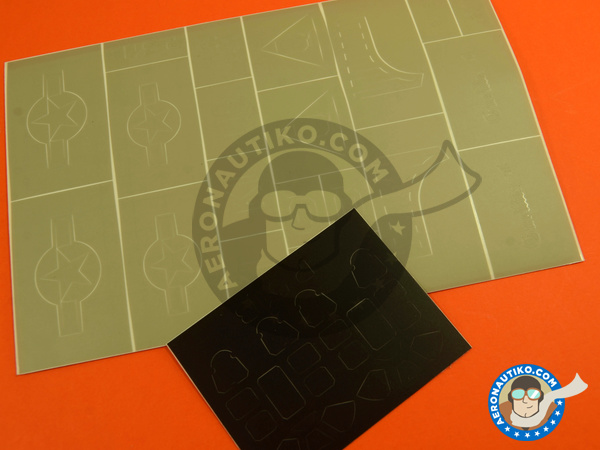 Image 2: North American P-51 Mustang B | Masks in 1/48 scale manufactured by Montex Mask (ref. K48147) Image 2: North American P-51 Mustang B | Masks in 1/48 scale manufactured by Montex Mask (ref. K48147)