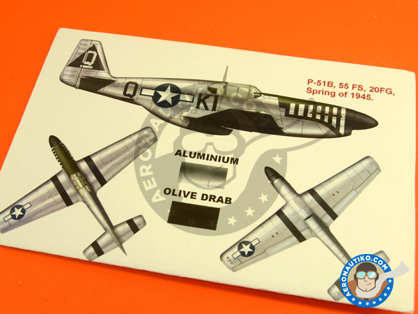 Image 4: North American P-51 Mustang B | Masks in 1/48 scale manufactured by Montex Mask (ref. K48147) Image 4: North American P-51 Mustang B | Masks in 1/48 scale manufactured by Montex Mask (ref. K48147)