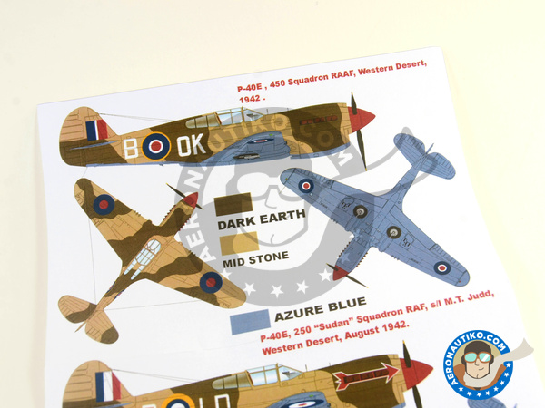 Image 2: Curtiss P-40 Warhawk E | Masks in 1/48 scale manufactured by Montex Mask (ref. K48155) Image 2: Curtiss P-40 Warhawk E | Masks in 1/48 scale manufactured by Montex Mask (ref. K48155)