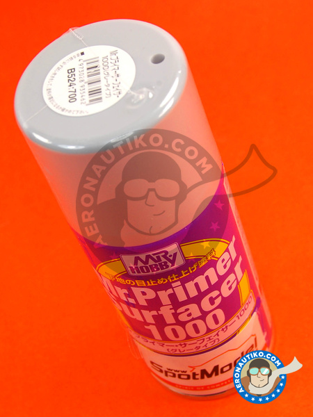 Mr.Primer Surfacer 1000 - 170 ml - Spray | Imprimación fabricado por Mr Hobby (ref. B-524) image