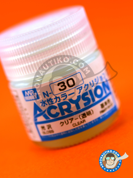 Clear | Acrylic paint manufactured by Mr Hobby (ref. N-030) image
