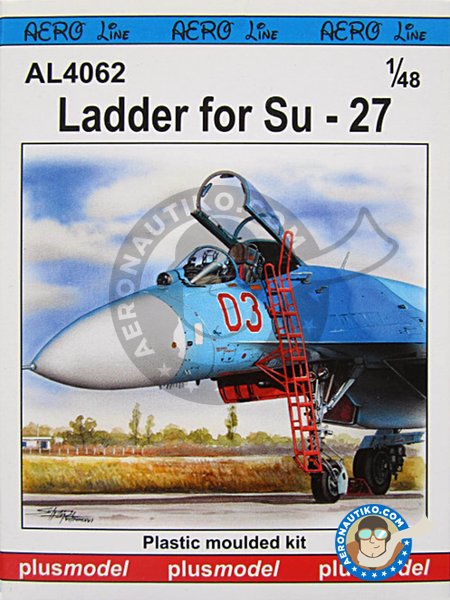 Escalerilla para el Su-27 | Escalerilla en escala 1/48 fabricado por Plusmodel (ref. AL4062) image