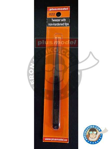 Tweezers with non-hardened tip | Tools manufactured by Plusmodel (ref. PL022) image