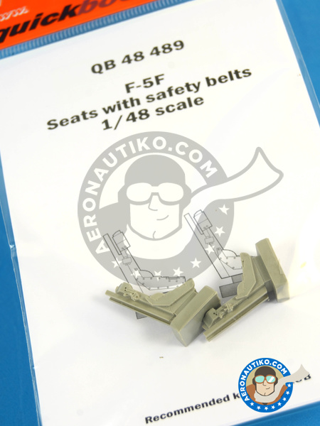 Northrop F-5 F | Ejection seat in 1/48 scale manufactured by Quickboost (ref. QB48489) image