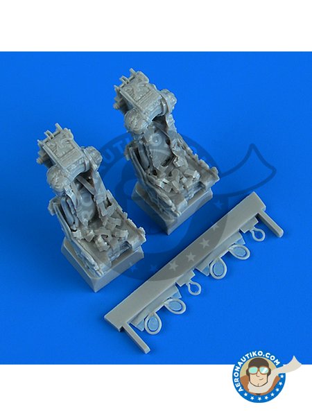 British Phantom FG.1/FGR.2 Seats (with safety belts) | Seat in 1/48 scale manufactured by Quickboost (ref. QB48913) image