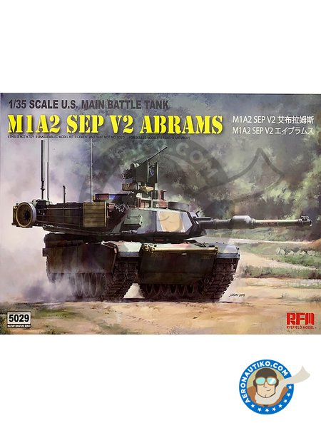 M1A2 SEP V2 | Tank kit in 1/35 scale manufactured by RYE FIELD MODELS (ref. RM-5029) image