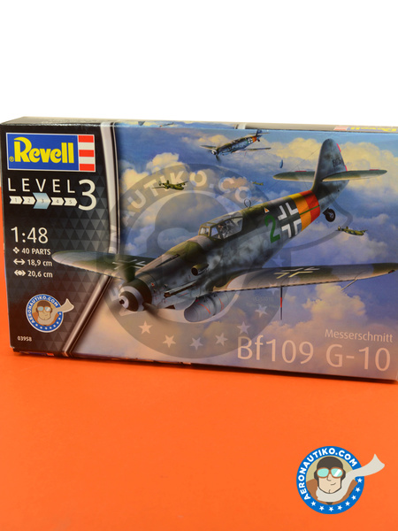 Messerschmitt Bf 109 G-10 | Airplane kit in 1/48 scale manufactured by Revell (ref. REV03958) image