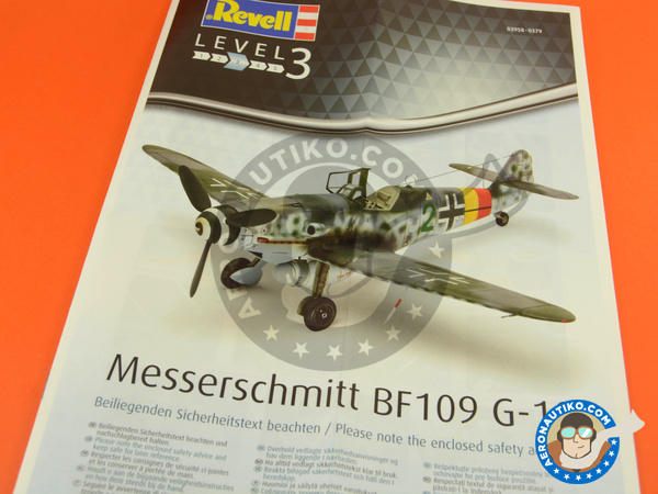 Image 4: Messerschmitt Bf 109 G-10 | Airplane kit in 1/48 scale manufactured by Revell (ref. REV03958) Image 4: Messerschmitt Bf 109 G-10 | Airplane kit in 1/48 scale manufactured by Revell (ref. REV03958)