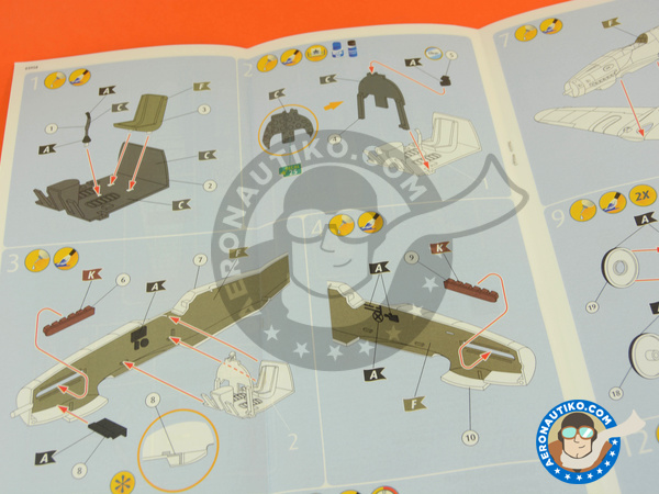 Image 5: Messerschmitt Bf 109 G-10 | Airplane kit in 1/48 scale manufactured by Revell (ref. REV03958) Image 5: Messerschmitt Bf 109 G-10 | Airplane kit in 1/48 scale manufactured by Revell (ref. REV03958)