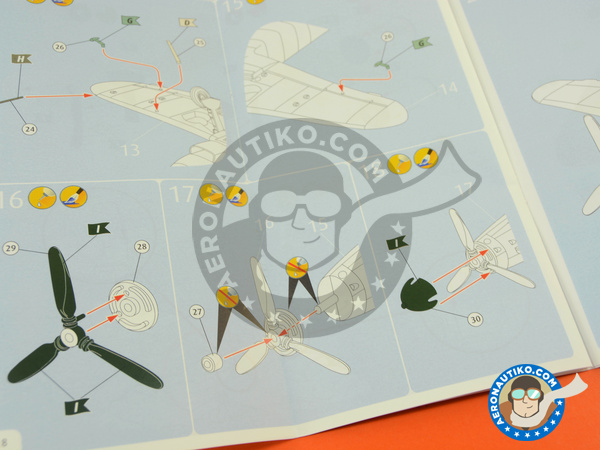 Image 6: Messerschmitt Bf 109 G-10 | Airplane kit in 1/48 scale manufactured by Revell (ref. REV03958) Image 6: Messerschmitt Bf 109 G-10 | Airplane kit in 1/48 scale manufactured by Revell (ref. REV03958)