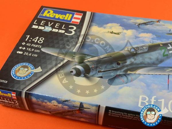 Image 8: Messerschmitt Bf 109 G-10 | Airplane kit in 1/48 scale manufactured by Revell (ref. REV03958) Image 8: Messerschmitt Bf 109 G-10 | Airplane kit in 1/48 scale manufactured by Revell (ref. REV03958)