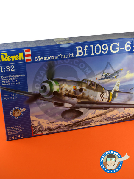 Messerschmitt Bf 109 G-6 | Airplane kit in 1/32 scale manufactured by Revell (ref. REV04665) image