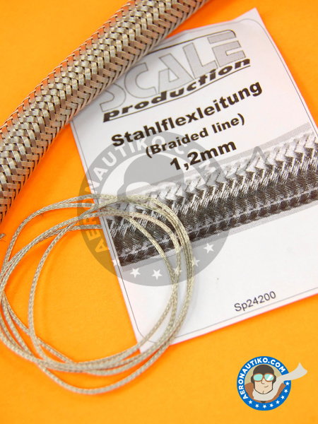 Braided line - 1,2mm | Pipe manufactured by Scale Production (ref. SP24200-12) image