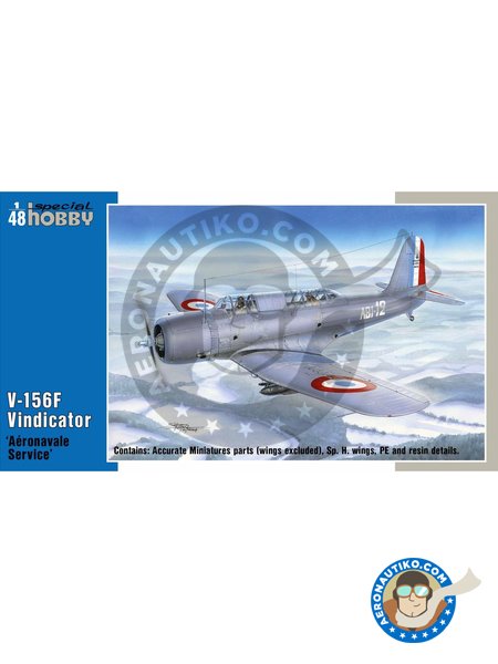 V-156F Vindicator Aéronavale Service | Airplane kit in 1/48 scale manufactured by Special Hobby (ref. SH48213) image