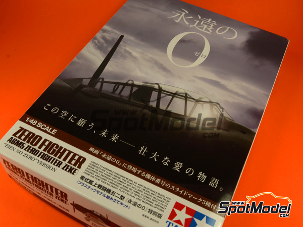 Image 1: Mitsubishi A6M Zero 5 Zeke | Airplane kit in 1/48 scale manufactured by Tamiya (ref. TAM25167) Image 1: Mitsubishi A6M Zero 5 Zeke | Airplane kit in 1/48 scale manufactured by Tamiya (ref. TAM25167)
