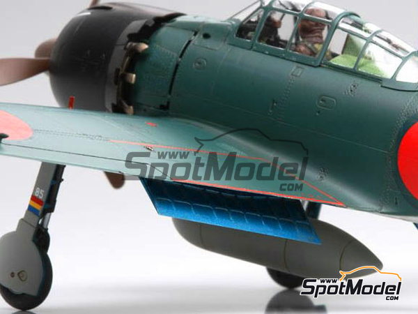 Image 5: Mitsubishi A6M Zero 5 Zeke | Airplane kit in 1/48 scale manufactured by Tamiya (ref. TAM25167) Image 5: Mitsubishi A6M Zero 5 Zeke | Airplane kit in 1/48 scale manufactured by Tamiya (ref. TAM25167)