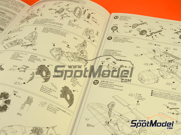 Image 13: Mitsubishi A6M Zero 5 Zeke | Airplane kit in 1/48 scale manufactured by Tamiya (ref. TAM25167) Image 13: Mitsubishi A6M Zero 5 Zeke | Airplane kit in 1/48 scale manufactured by Tamiya (ref. TAM25167)