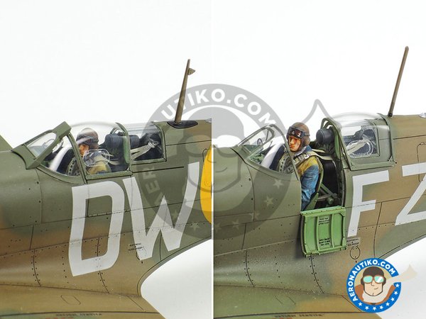 Image 4: Supermarine Spitfire Mk.1 | Airplane kit in 1/48 scale manufactured by Tamiya (ref. TAM60119) Image 4: Supermarine Spitfire Mk.1 | Airplane kit in 1/48 scale manufactured by Tamiya (ref. TAM60119)