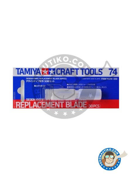 Cuchillas de  reemplazo | Herramientas fabricado por Tamiya (ref. TAM74074) image