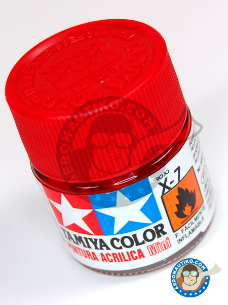 Rojo X-7 Red | Pintura acrílica fabricado por Tamiya (ref. TAM81507) image