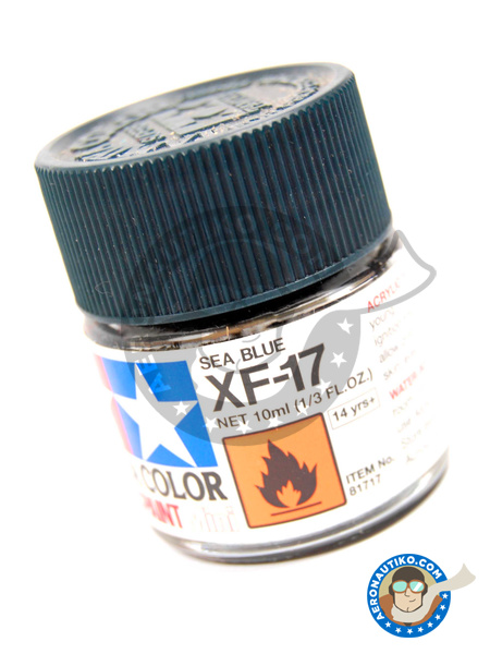 Sea blue XF-17 | Acrylic paint manufactured by Tamiya (ref. TAM81717) image