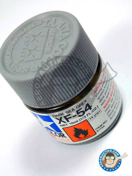 Dark sea grey XF-54 | Acrylic paint manufactured by Tamiya (ref. TAM81754) image