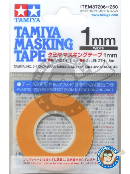 Cinta de enmascarar de 1mm | Máscaras fabricado por Tamiya (ref. TAM87206) image
