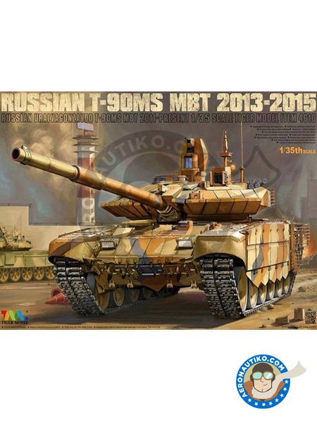 Russian T-90MS MBT | Tank kit in 1/35 scale manufactured by Tiger Model (ref. 4610) image