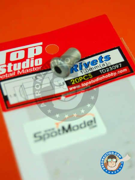1.0mm rivets | Rivets manufactured by Top Studio (ref. TD23097) image