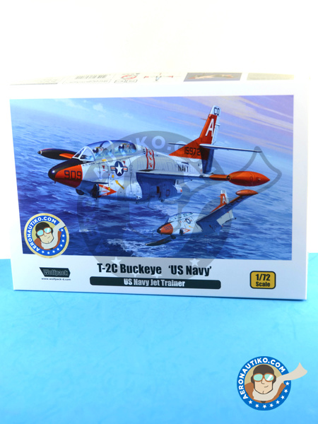North American T-2 Buckeye C | Airplane kit in 1/72 scale manufactured by Wolfpack Design (ref. WP10005) image